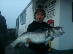 Buddy with 12lb Bass